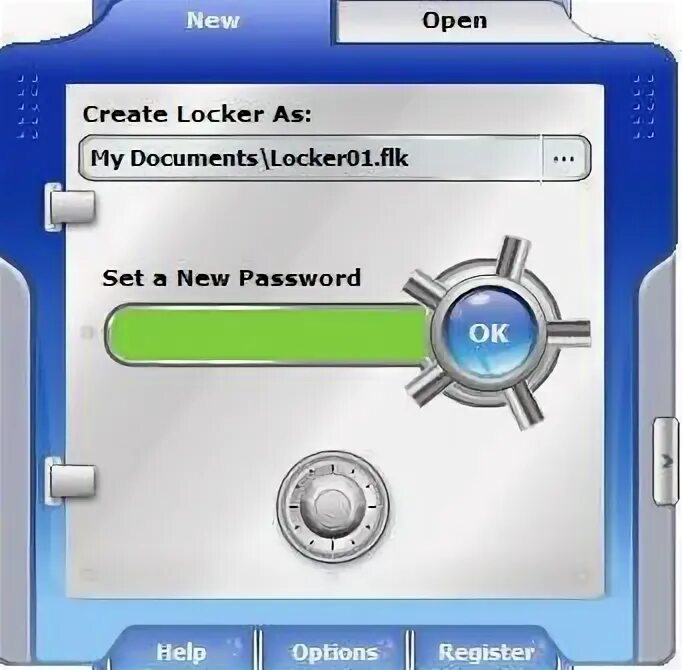 Lock path. Folder lock.