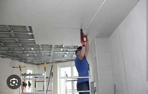 Какой гипсокартон крепят на потолок