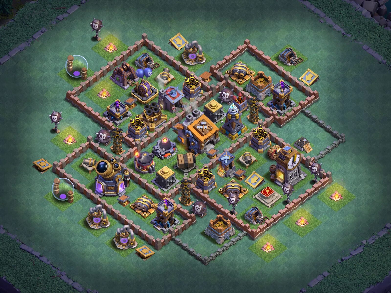 7 тх строителя. Клэш оф кланс базы строителя 7. clash of clans 7 тх деревня строителя. дс 9 расстановка. clash of clans деревня строителя 7.