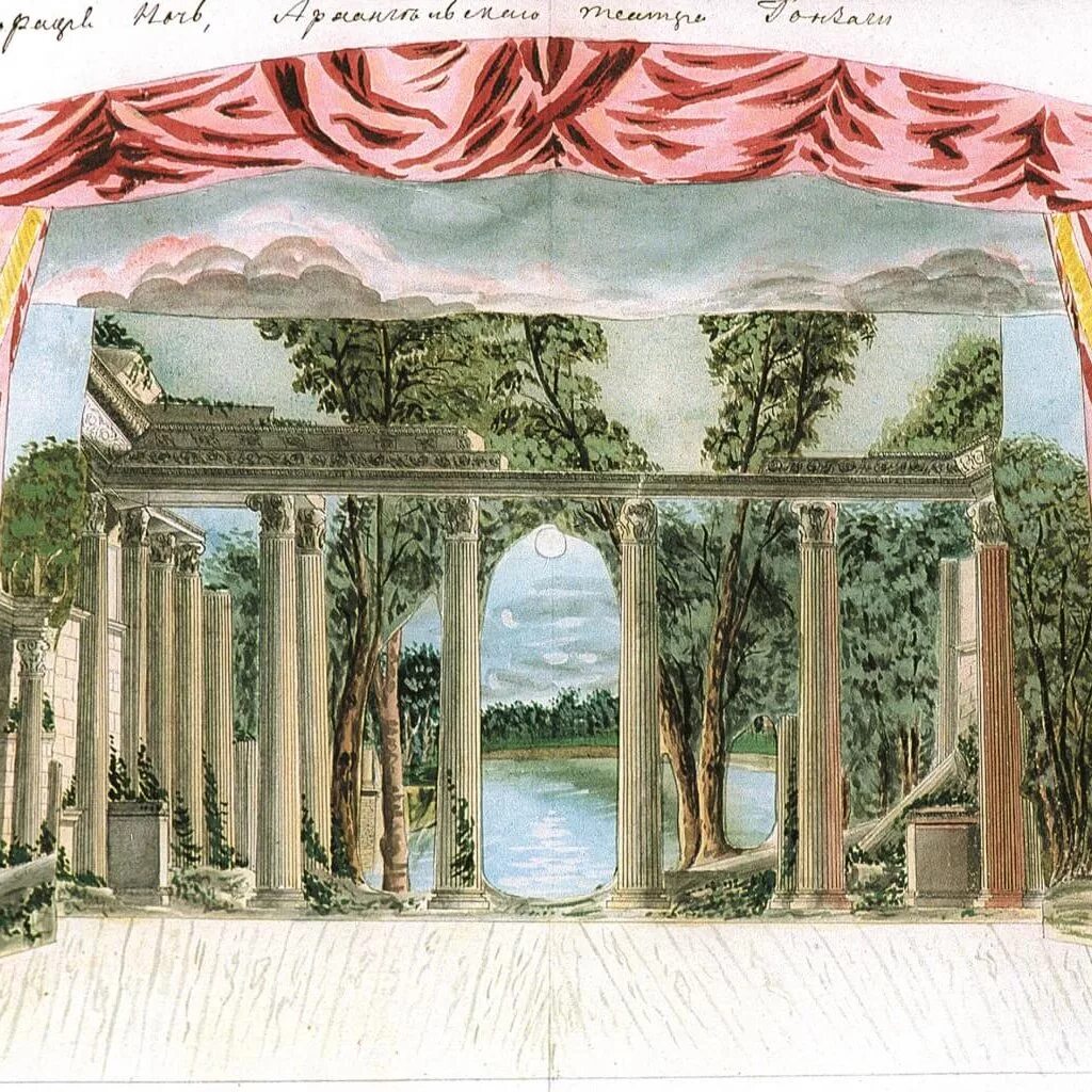 Что такое искусство? театр. Театральная сценография полуновский. Какие сцены изображают. Балет петрушка бенуа. Декорация к театру.