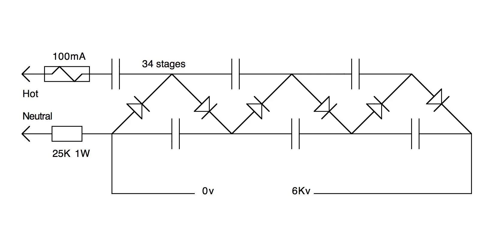 Схема умножителя напряжения на диодах и конденсаторах. Умножитель напряжения схема 220 вольт. Умножитель напряжения ун9/27-1.3 схема. Умножитель напряжения ун9/27. Умножитель на 4 схема.