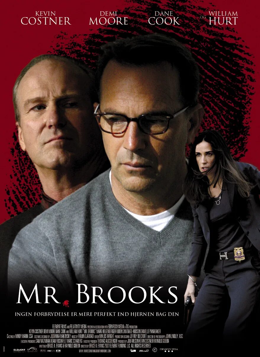 Кто вы мистер брукс сюжет. Mr. Brooks 2007. Кто вы, Мистер Брукс? (2007) Mr. Brooks. Мистер Брукс (2007) Постер. Кто вы Мистер Брукс Постер.