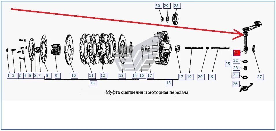 Купить Барабан сцепления в сборе 154FMI-2 (S125) (54*54) (механика) 125см3 ZS: а