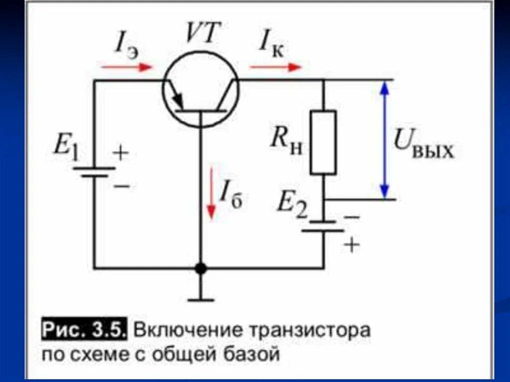 Почему база транзистора