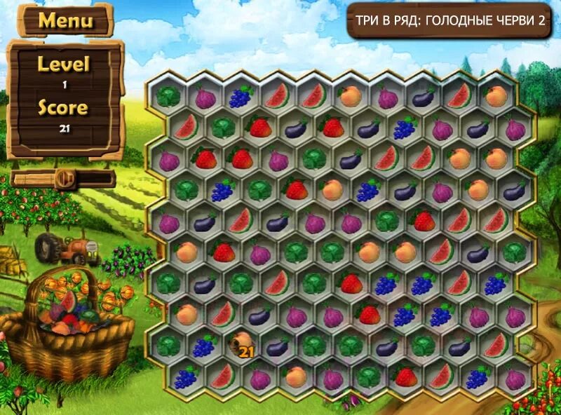 Играть в три ряда садовые истории. Игры три в ряд. игра три в ряд с червячками. червяки играть.