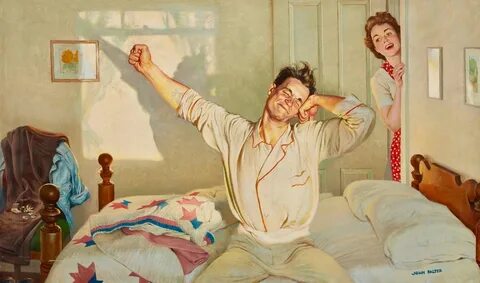 John up in the morning