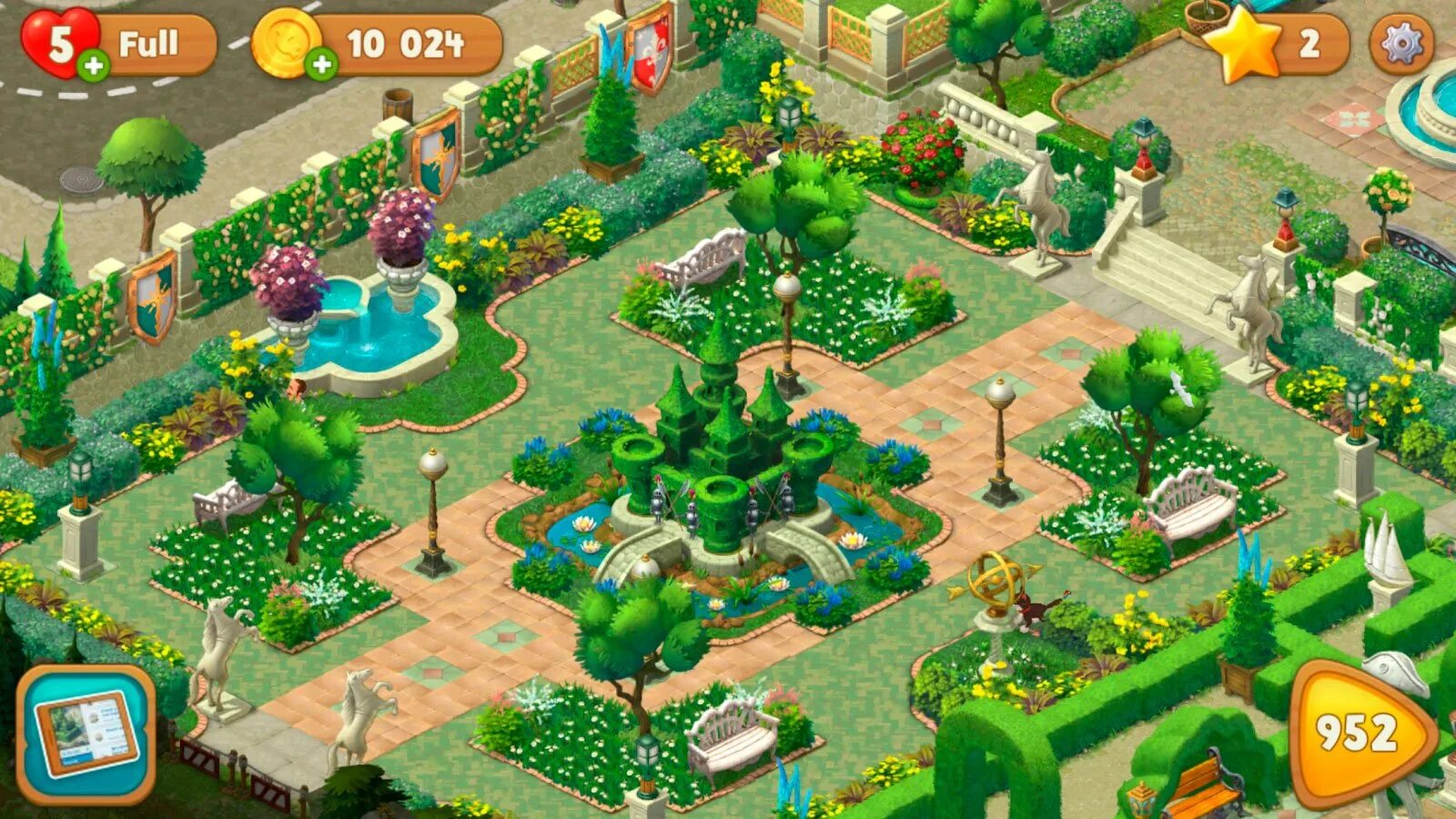 Как пройти уровень в игре garden. Gardenscapes конюшня. гарден сад игра. сады игры gardenscapes. дворецкий остин gardenscapes.