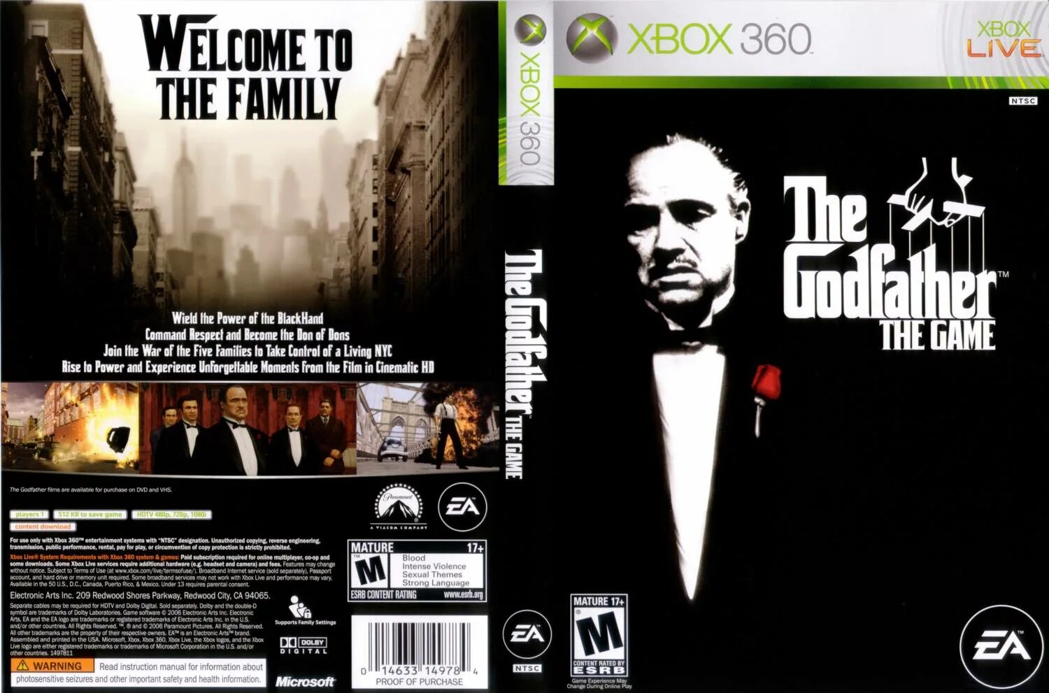 Плохие отцы 2. Крестный отец 2 Xbox 360. Крёстный отец игра Xbox 360. Godfather игра обложка. The Godfather ps2 обложка.