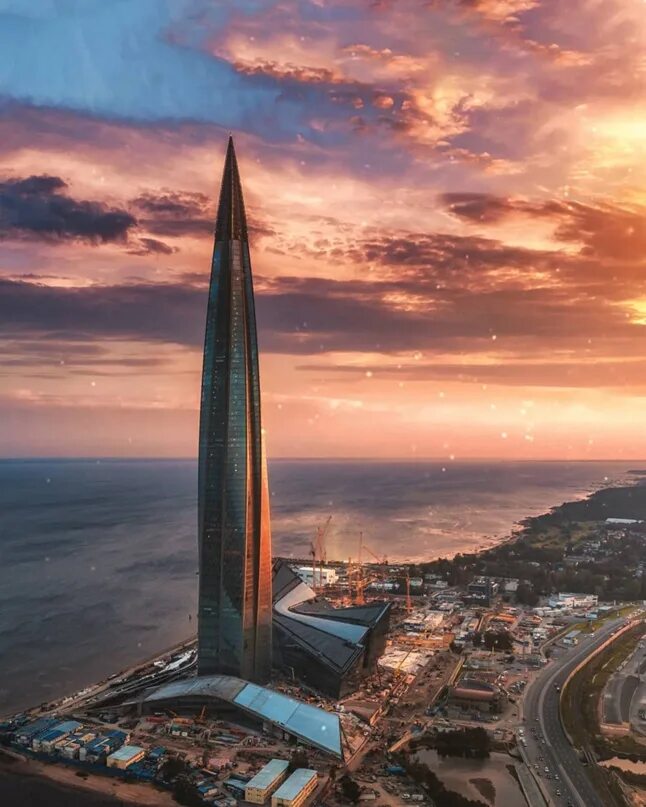 Самый высокий небоскреб европы в петербурге. Санкт-петербург небоскреб лахта. лахта башня. лахта центр питер. башня парус в питере.