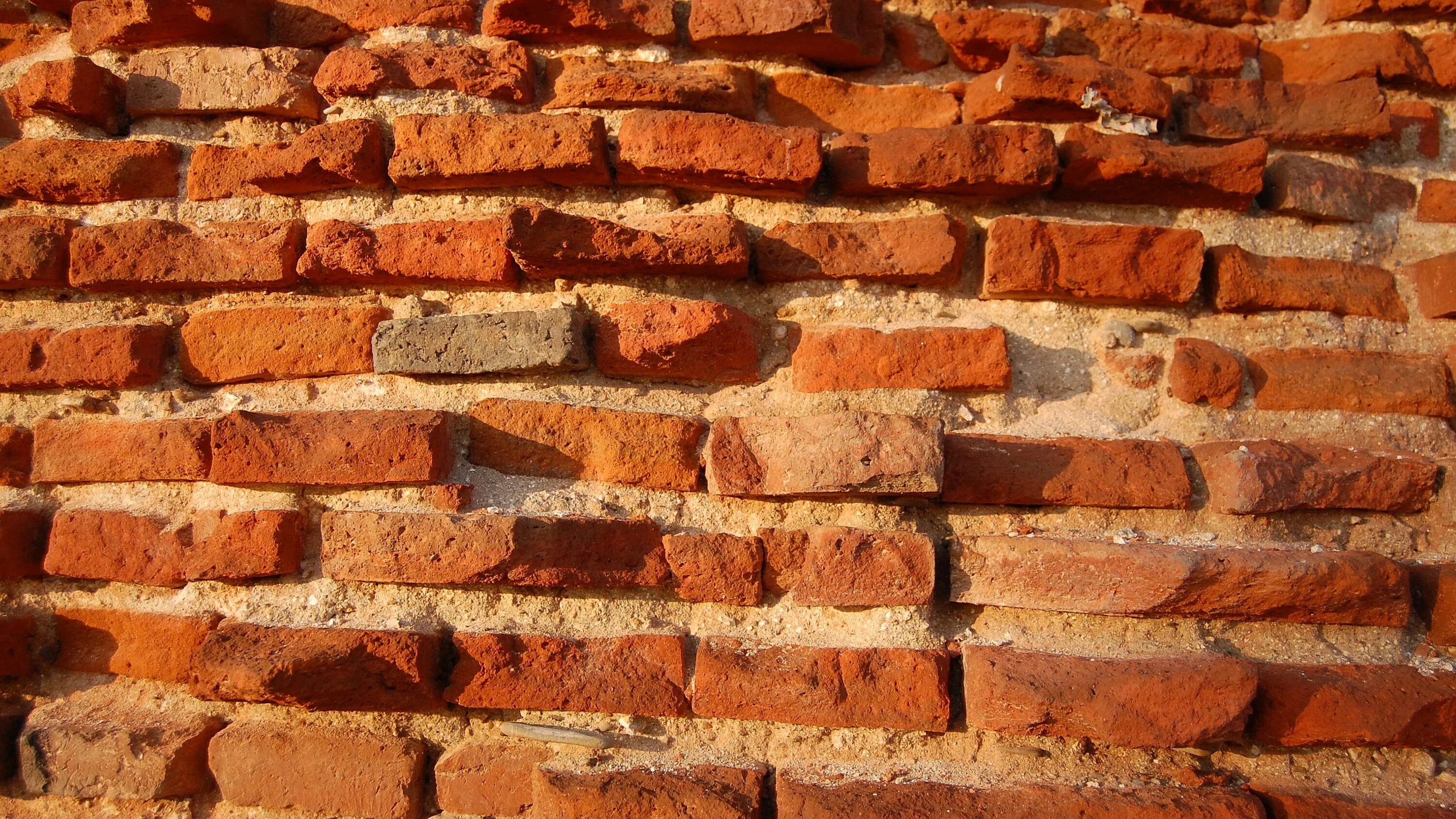 Bricks are made of