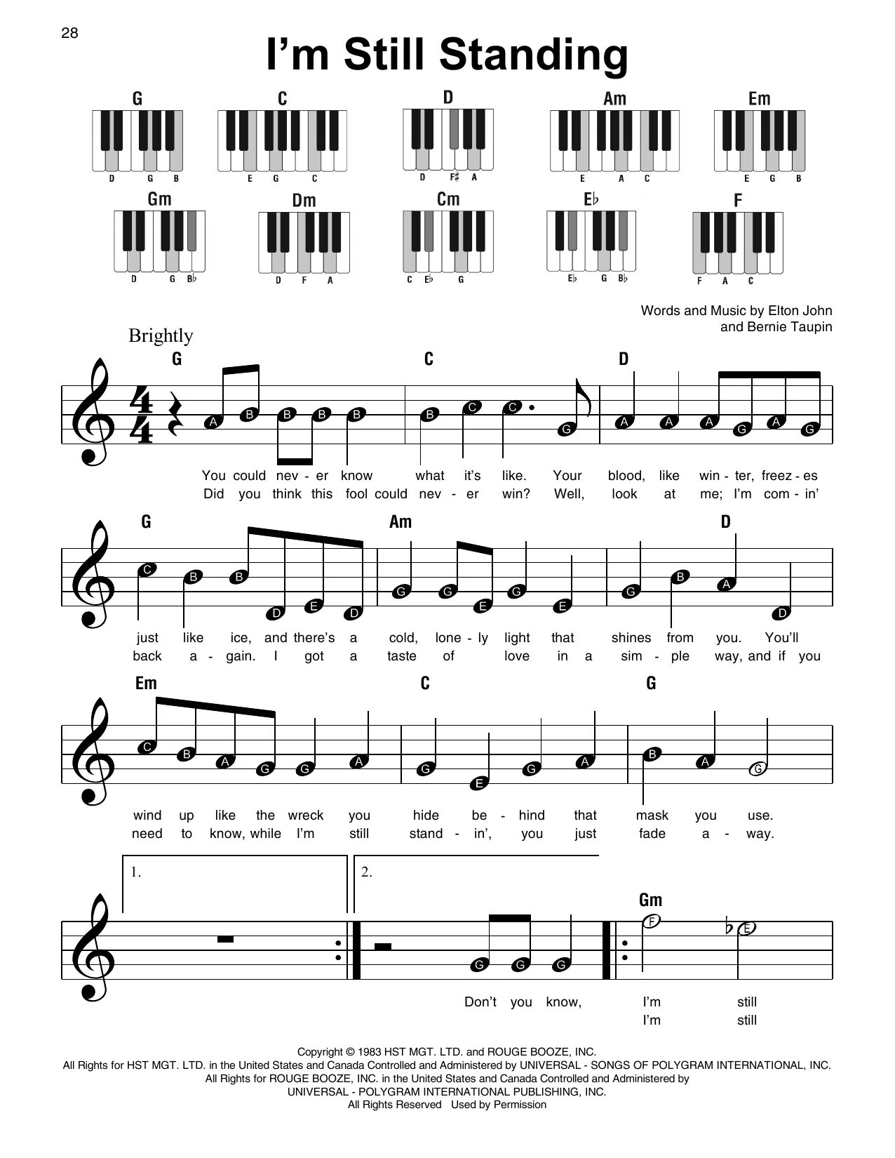 I m standing перевод. I am still standing ноты для фортепиано. im still standing ноты для фортепиано. elton john i&#039;m still standing ноты для фортепиано. im still standing elton john ноты.