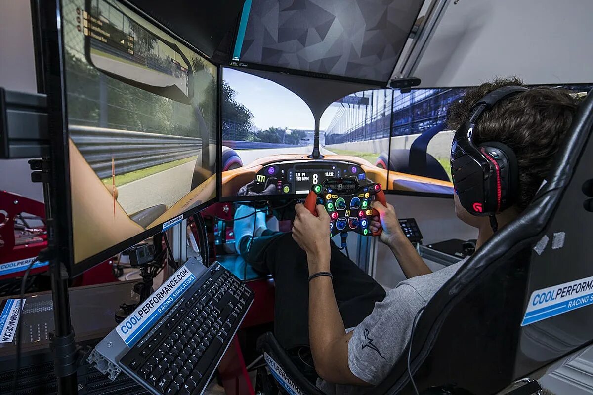 Roller race simulator