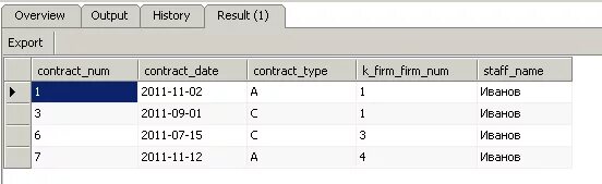 Date in Contracts.