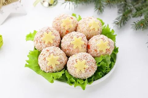 Крабовые шарики с сыром и яйцом
