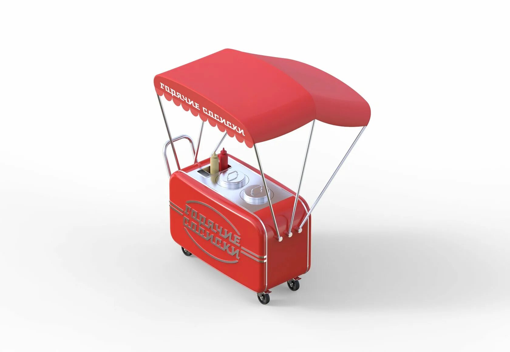 Торговая тележка для мороженого. Двусторонний ламинатор. Тележка для торговли. Прилавок на колесах для уличной торговли. Roll trade.