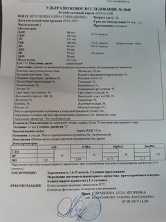 Фетометрия 30 недели