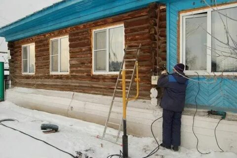 Газа в частном доме села