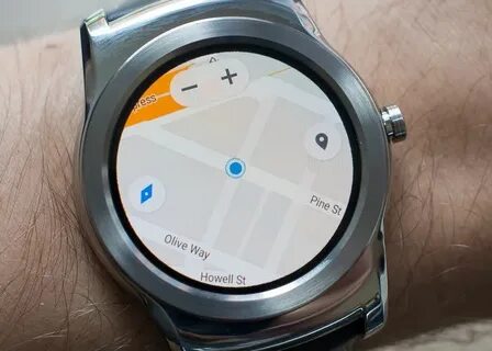 Navigation g maps viewer for smartwatches