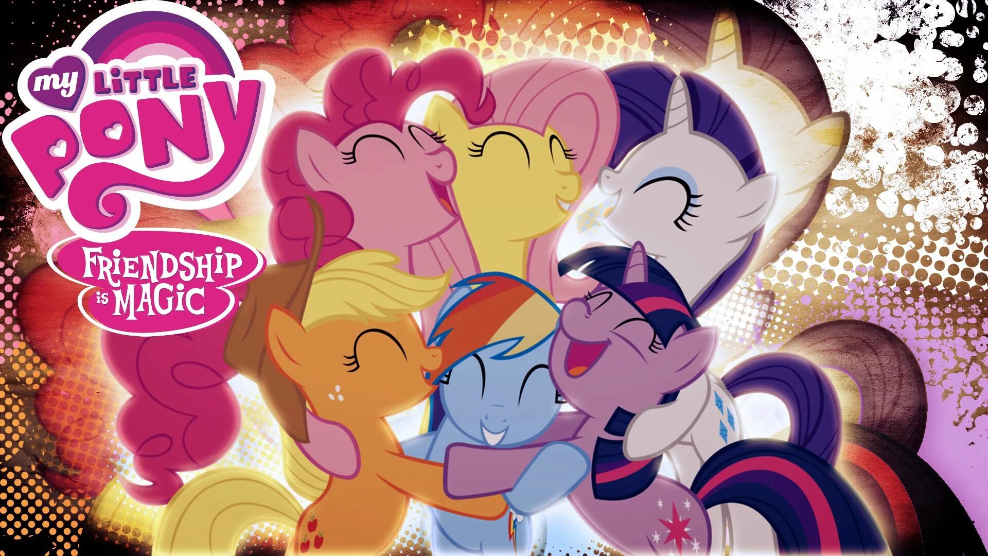 My little pony там. My little Pony Дружба это чудо. Пони обои. Обои на рабочий стол пони.