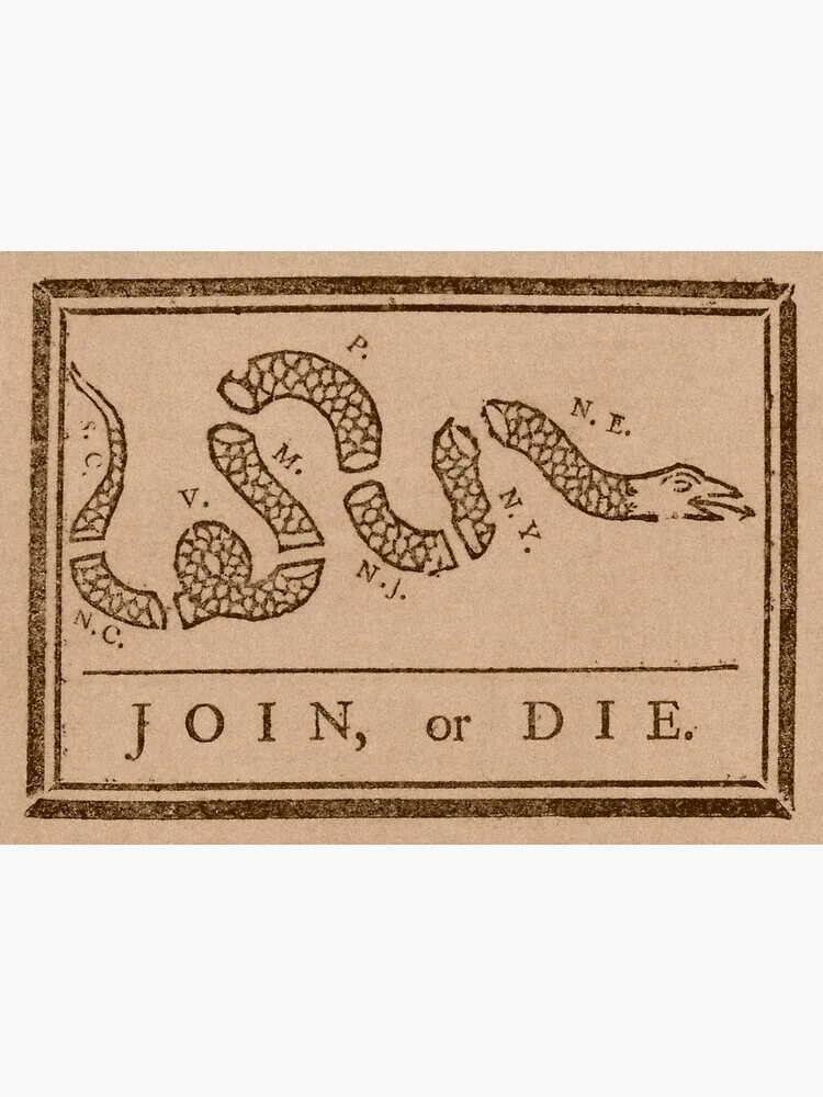 Be not or die. Франклин змея карикатура. join die фоллаутjoin die. more or die. 1775 join or die.