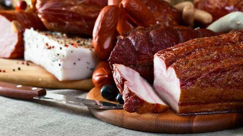 Картинки Томаты Ветчина Пища Мясные продукты 2560x1706