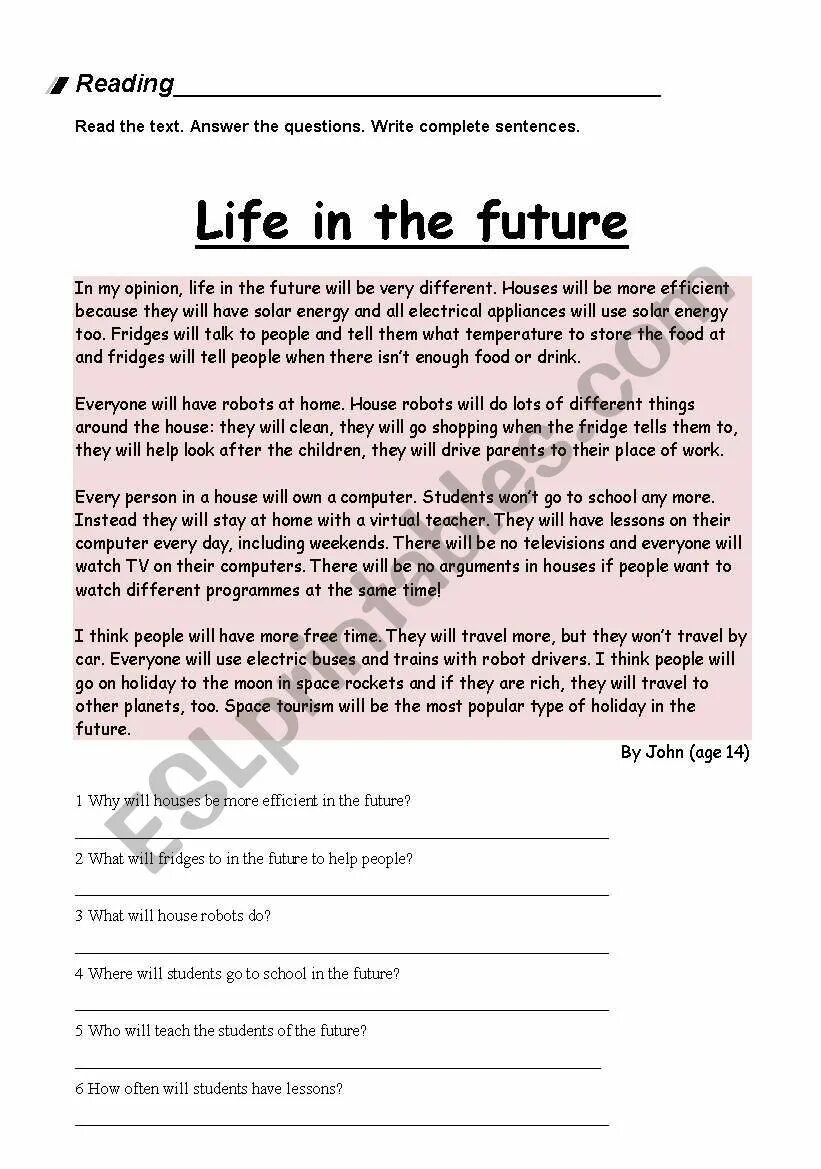 Be going to text for reading. Life in the future worksheet. воркшит future simple reading. future simple чтение. future simple reading comprehension.