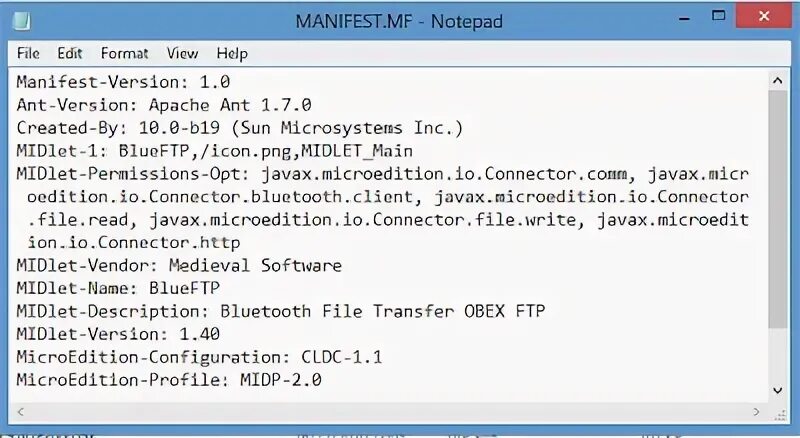 Manifest version