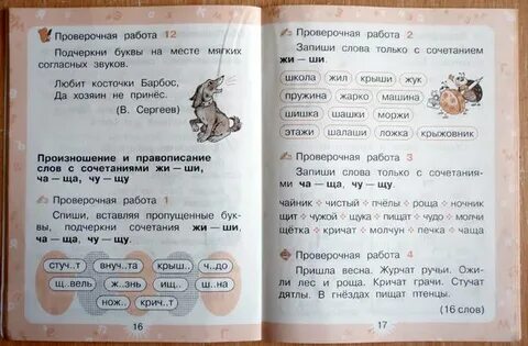 Классная работа 1 класс русский