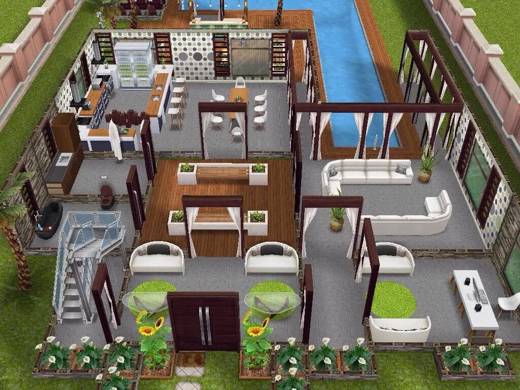 Симс дом внутри. Дом в симс 4 freeplay. sims freeplay двор. планировка дома симс 3 фриплей. дом в симс 3 планировка фриплей.