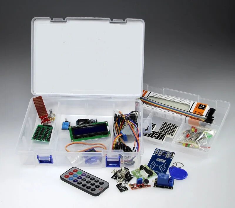 Коробочка для ардуино уно. Комплект лабораторного оборудования для электроники ардуино. Стартовый набор ROBOSHOP. Комплектация набора уно. Набор starter kit