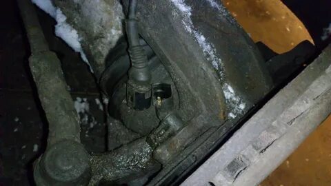 После замены датчика абс