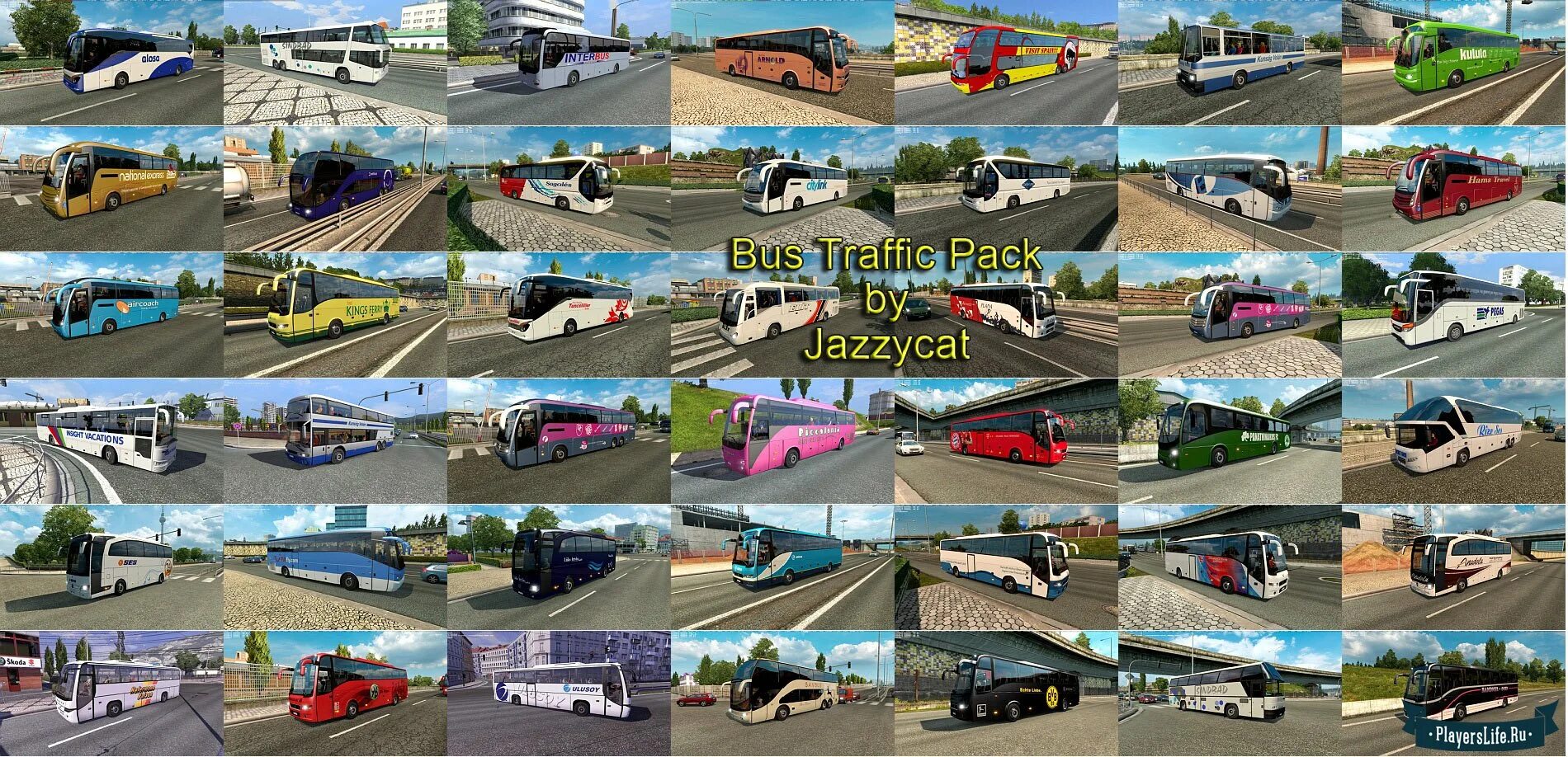 Мод пак летал компани. Мод автобус для фс 13. икарус в трафик етс 2. jazzycat trailers ets 2. russian traffic pack от jazzycat v4.3 1.46.