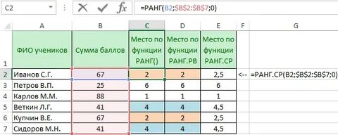 Эксель сделать числа по возрастанию