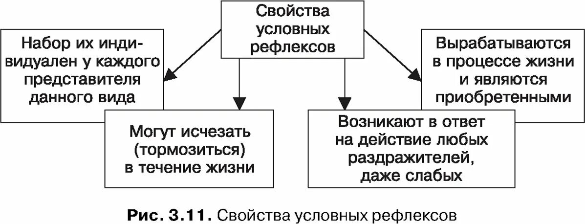 Какой рефлекс у человека является условным. Свойства условных рефлексов. Условные и безусловные рефлексы. Основные характеристики условных рефлексов. Безусловные рефлексы и условные рефлексы таблица.