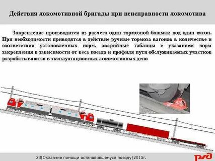 Действия машиниста при минировании поезда