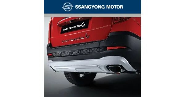 96626388 Для SSANGYONG New. Защитная пленка на задний бампер SSANGYONG Actyon New. Аксессуары на ССАНГЙОНГ Актион Нью. Бампера Актион и Актион Нью.