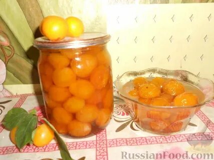 Слива желтая в сиропе на зиму