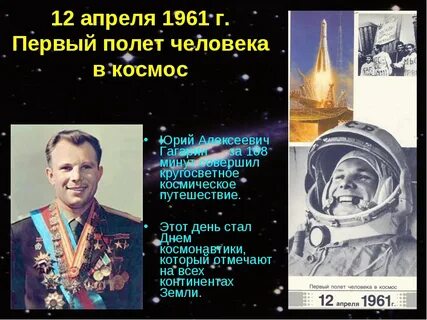 Гагарин 12 апреля
