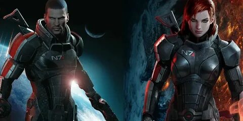 Mass Effect's Male & Female Shepard Face Off In Citadel DLC Fan Ed...