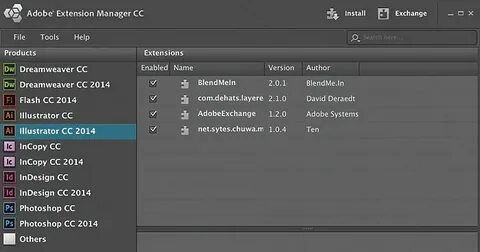 Extension manager