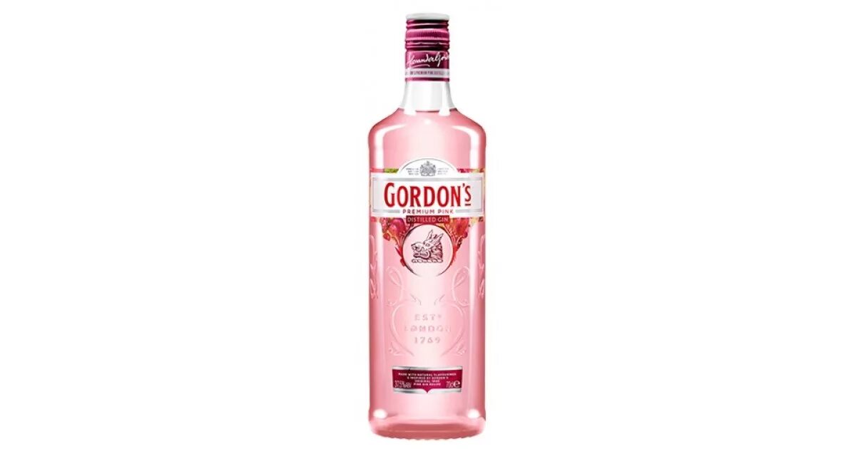 Розовый джин цена. Gin Gordons 1l Джин Гордонс 1л. Джин Гордонс премиум Пинк. Gordon's Pink Gin 37.5%. Джин "Gordons", 1 л.