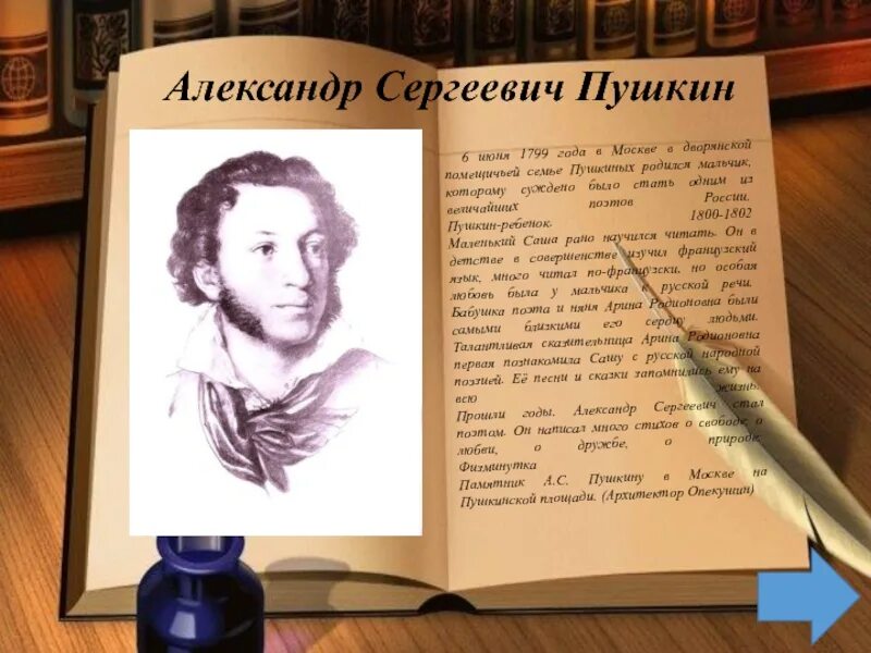 Сообщение о александре сергеевиче