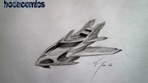Космический корабль рисунок легкий карандашом