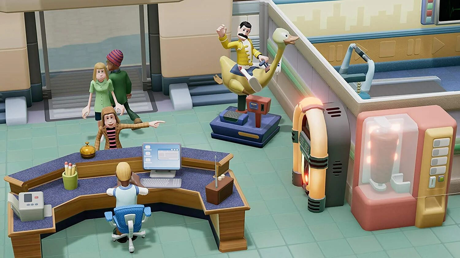 Second point. Игра two point hospital. игра больница two point hospital. two point hospital 1997. two point hospital - retro items pack dlc.