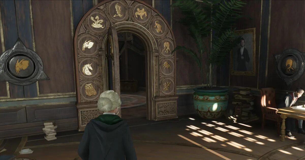 Квест дверь в хогвартс. Hogwarts legacy crucio. Hogwarts legacy головоломки. Кодовые двери хогвартс. Дверь в хогсмиде хогвартс.