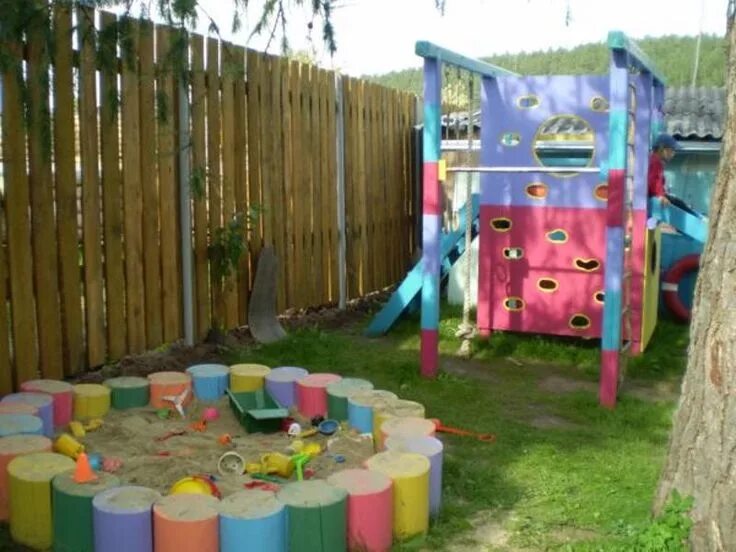 giochi per esterni fai da te - Cerca con Google Backyard playground, Daycare out