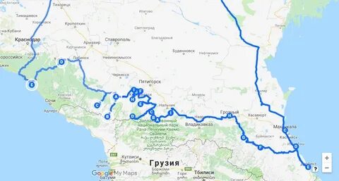 Махачкала кисловодск расстояние на машине