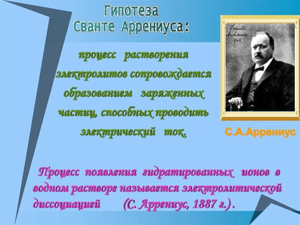 Теория диссоциации аррениуса. Сванте аррениус. теория сванте аррениуса. теория аррениуса биология. сванте аррениус теория электролитической диссоциации.