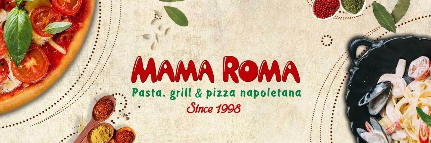 Mama ROMA ресторан. Пицца в маме роме