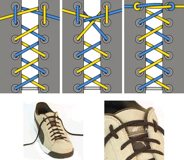 Завязать шнурки бантиком пошагово. Способы завязывания шнурков. Красивый узел на шнурках кроссовок. Шнуровка кроссовок без узлов. Шнуровка кроссовок узлы.